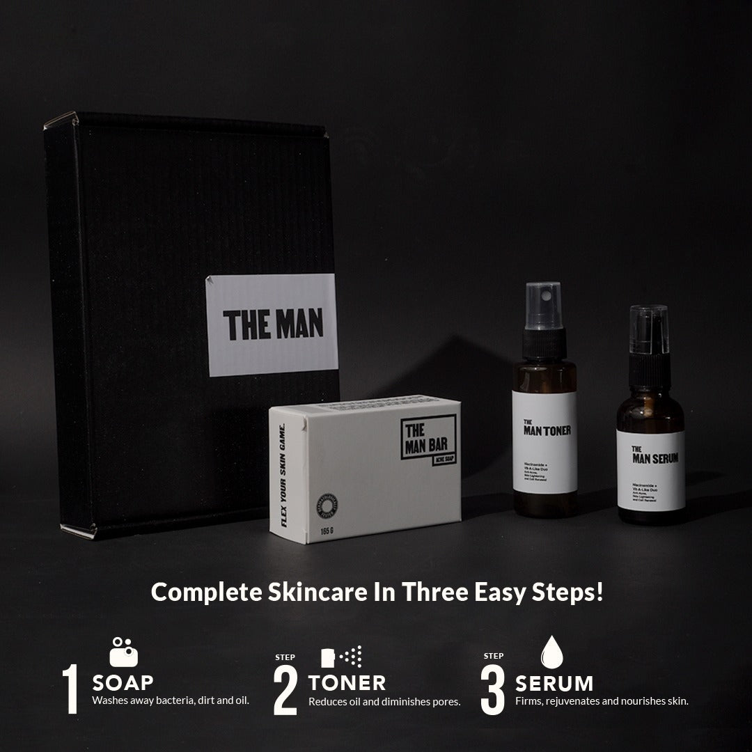 THE MAN Booster Set - "Unlock Your Manly Glow"