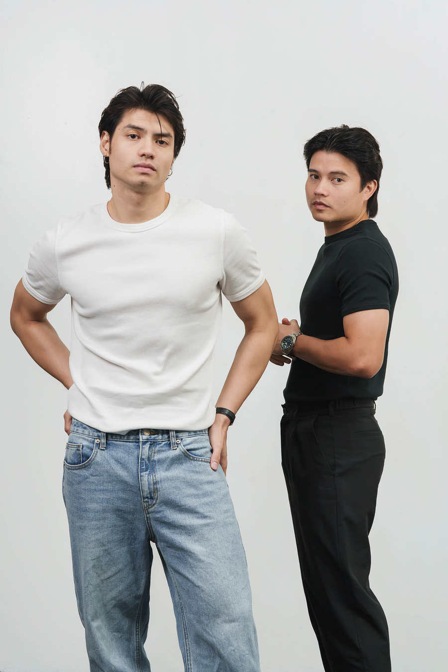 The Man Slim Ribbed Tee