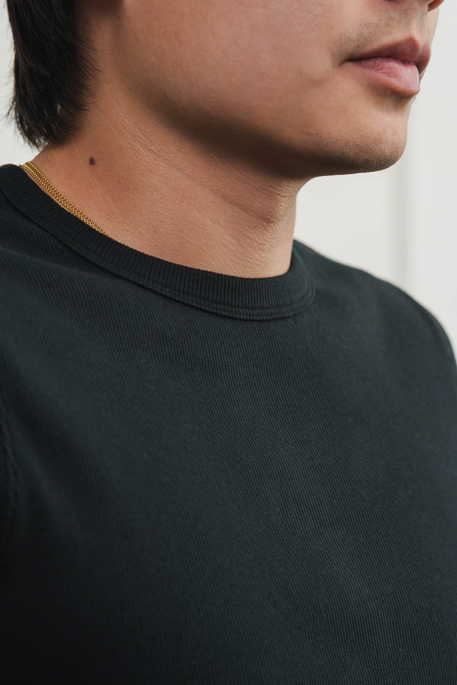 The Man Slim Ribbed Tee