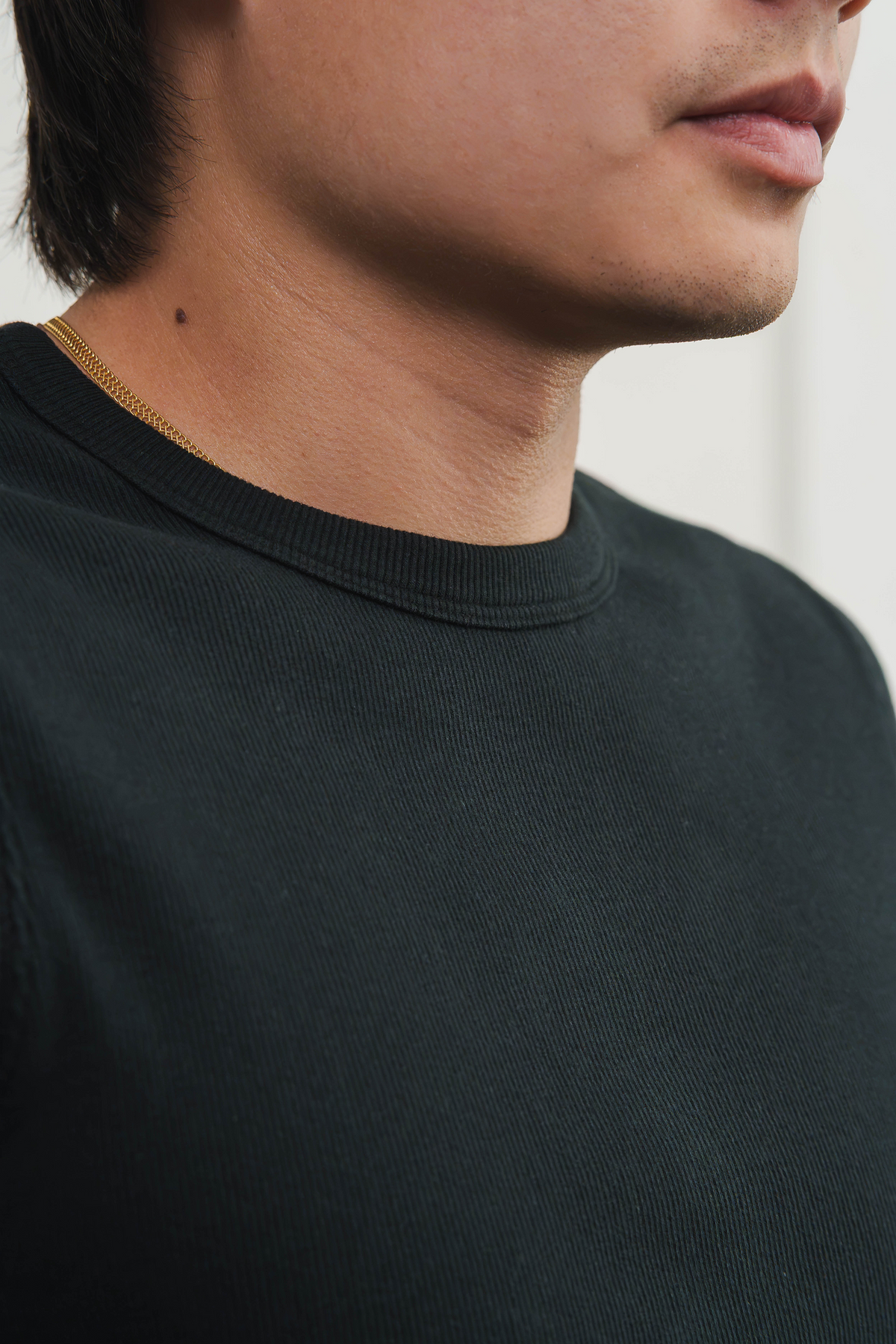 The Man Slim Ribbed Tee