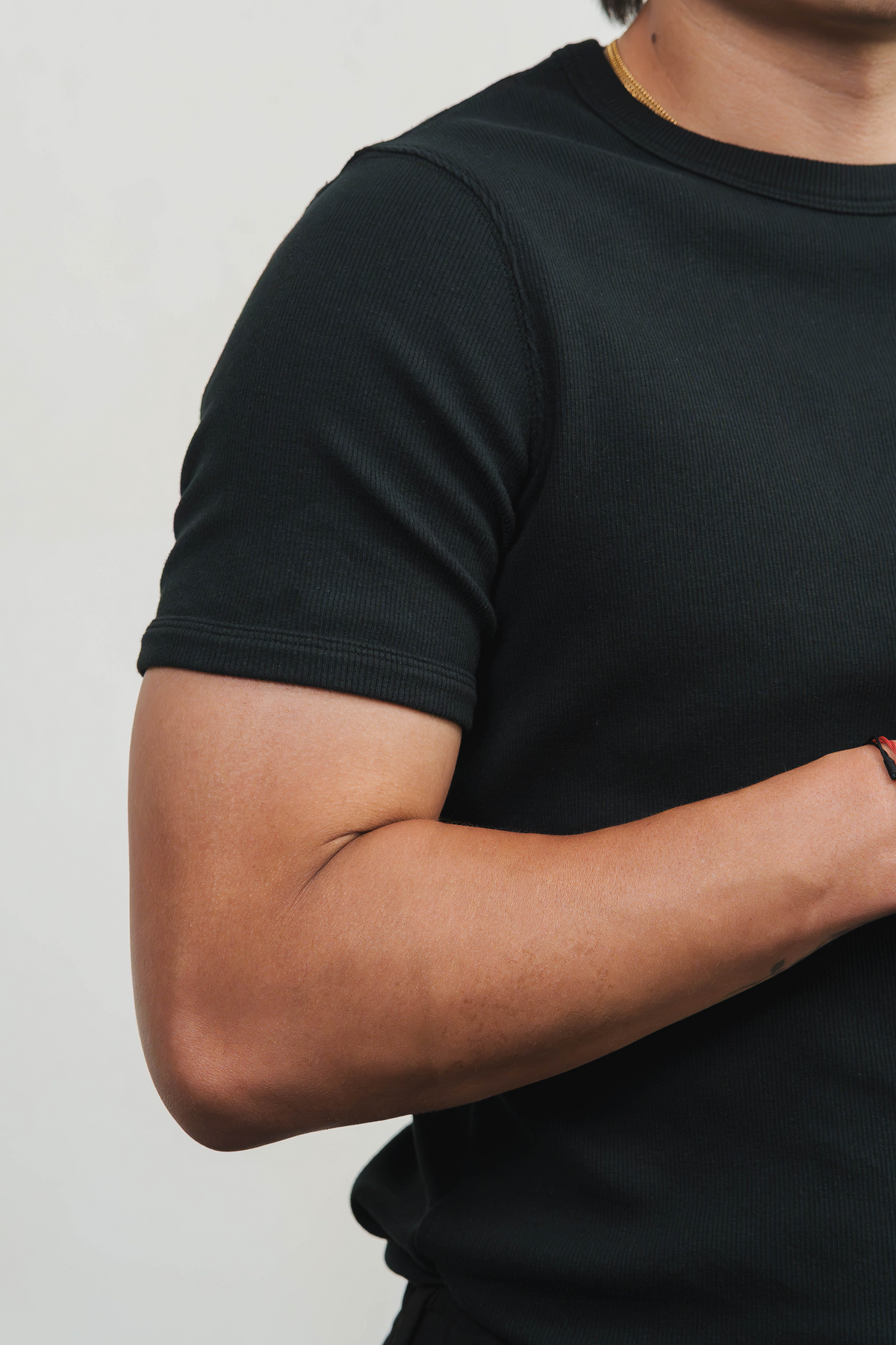The Man Slim Ribbed Tee