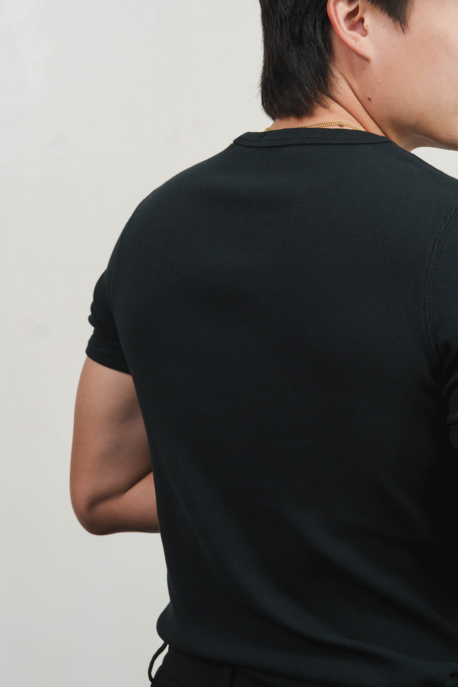 The Man Slim Ribbed Tee