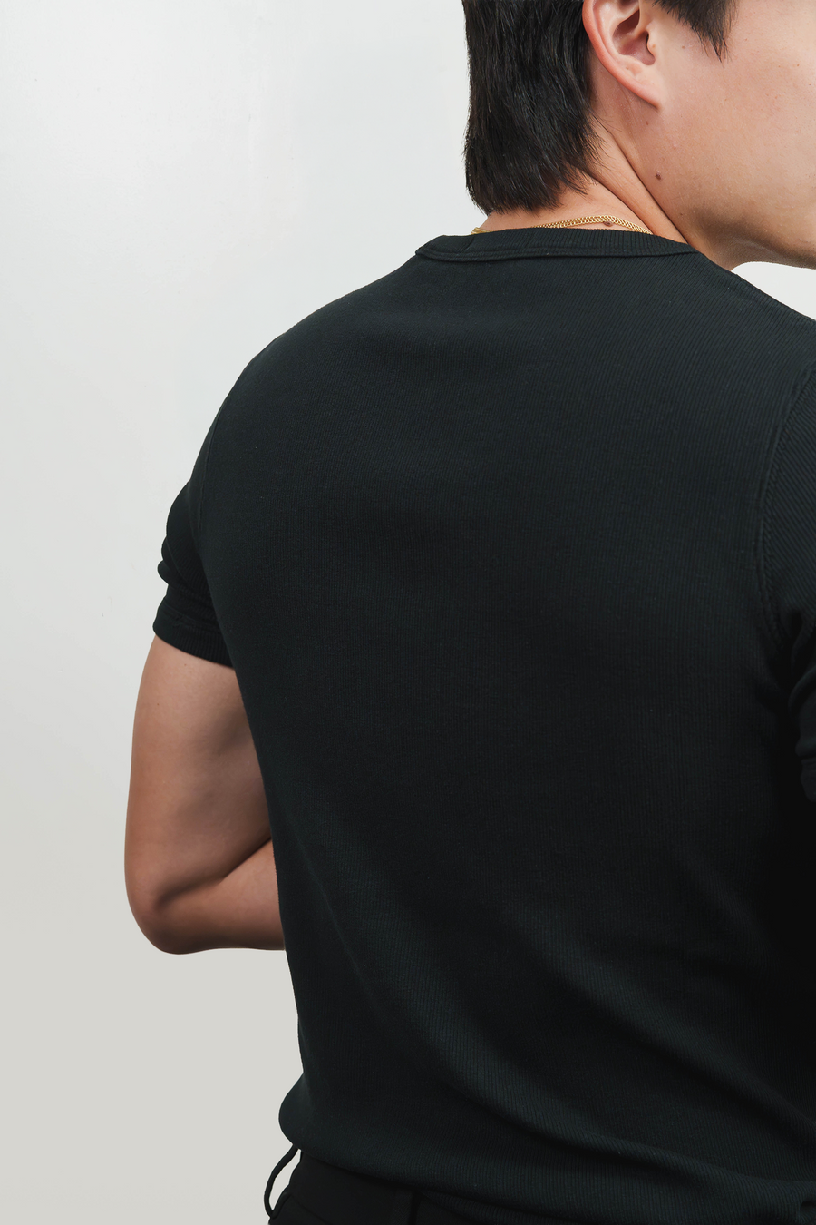 The Man Slim Ribbed Tee
