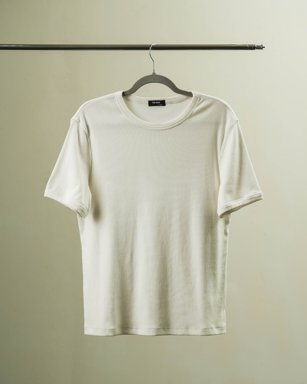 The Man Slim Ribbed Tee