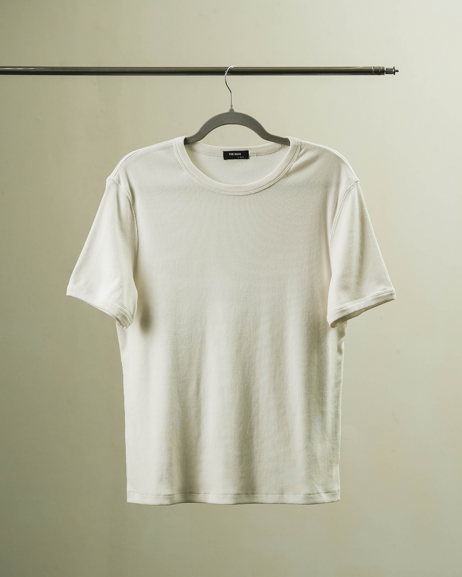 The Man Slim Ribbed Tee
