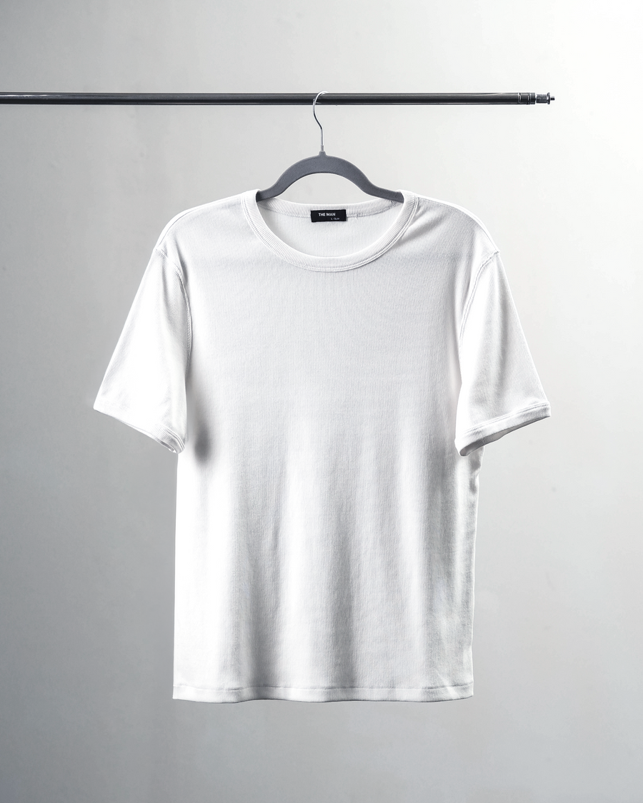 The Man Slim Ribbed Tee