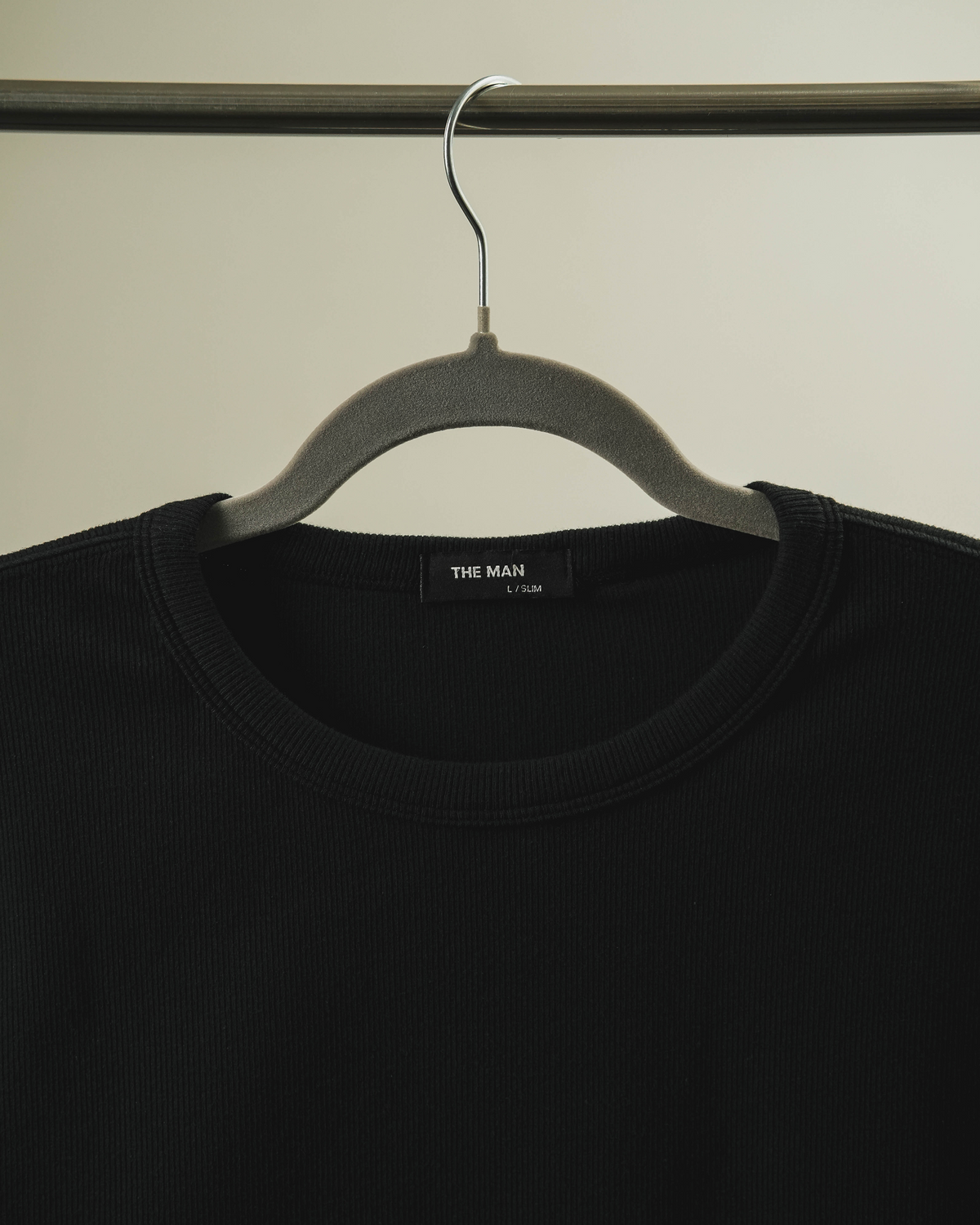 The Man Slim Ribbed Tee