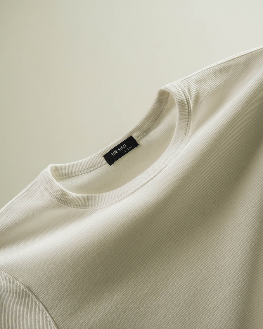 The Man Slim Ribbed Tee