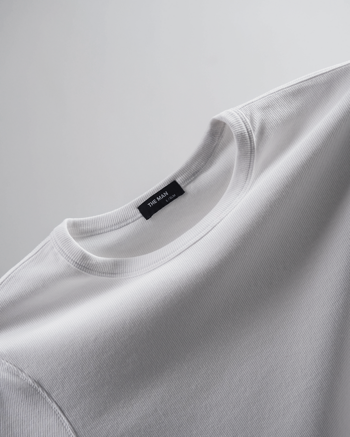 The Man Slim Ribbed Tee