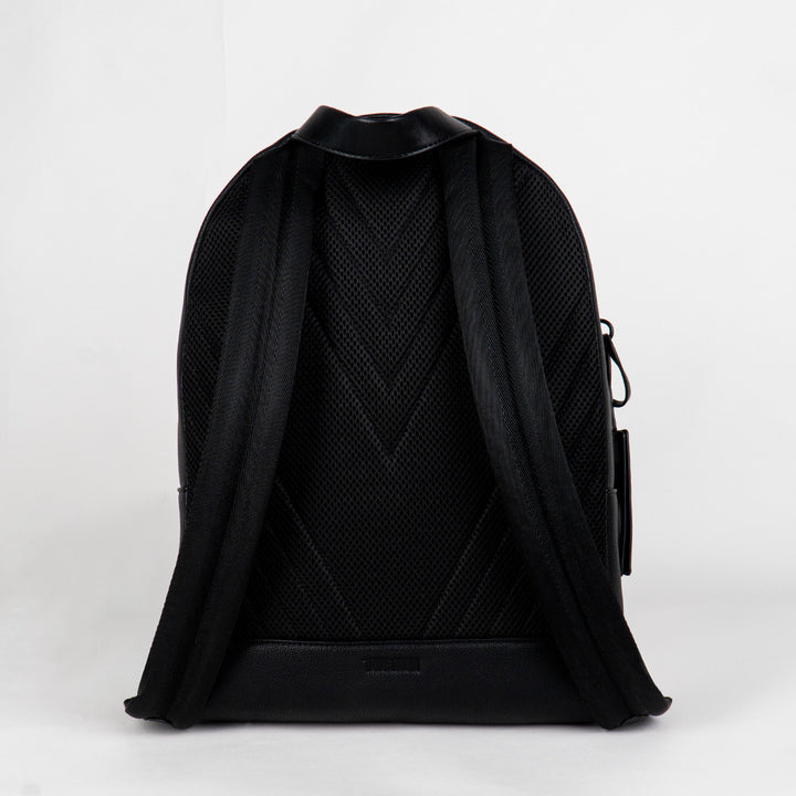 Noir Luxe Leather Backpack